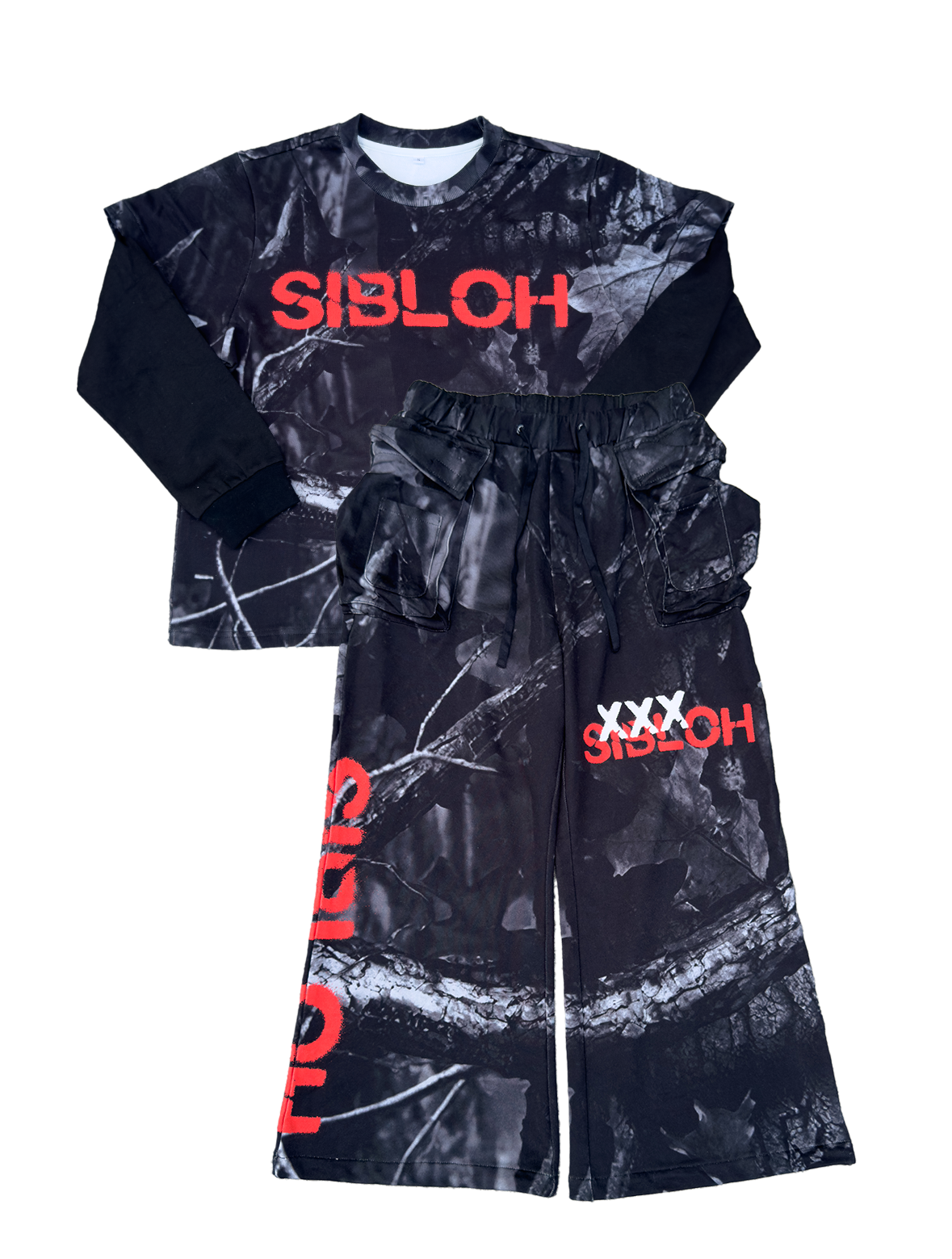 Black Tree Camo Set
