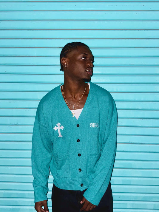 Teal Cardigan