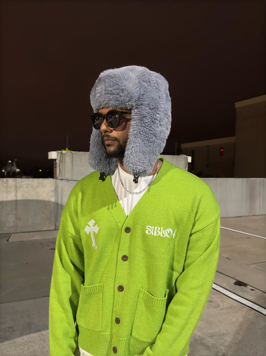 Fluorescent Green Cardigan
